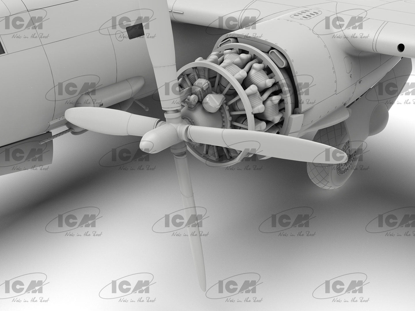 ICM 1/48 B-26B Marauder WWII American Bomber (48320)