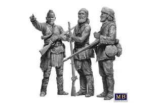 Master Box Ltd 1/35 The Mohicans Indian Wars series, the XVIII century Kit N°5 (MB35232)