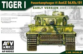 AFV Club 1/48 Tiger I Panzerkampfwagen VI Ausf.E Sd.Kfz.181 Early Version (AF48002)