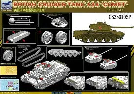 Bronco Models 1/35 British Cruiser Tank A34 'Comet' (35010SP)