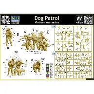 Master Box 1/35 Vietnam War series Dog Patrol (four figures and one dog) (MB35238)