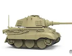 Meng World War Toons King Tiger (Henschel Turret) German Heavy Tank (WWT-021)