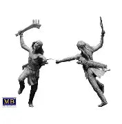 Master Box Ltd 1/35 "Tomahawk Charge" Indian Wars Series, Kit №2 (MB35192)