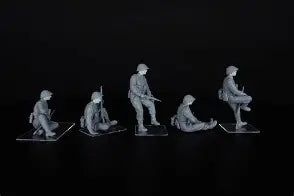 MiniArt 1/35 British Tank Riders NW Europe Resin Heads (35496)