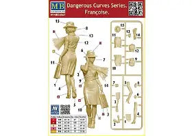 Master Box Ltd 1/24 Françoise (Dangerous Curves Series) (MB24067)