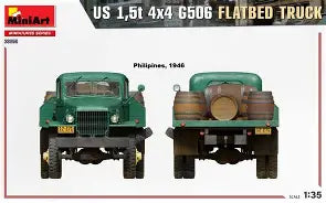 MiniArt 1/35 US 1,5t 4x4 G506 Flatbed Truck (38056)