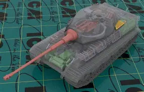 ICM 1/35 Pz.Kpfw. VI Ausf. B King Tiger (late production) with full interior and separate track links (35364)