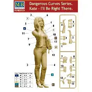 Master Box Ltd 1/24 Dangerous Curves Series. Kate - I'll Be Right There (MB24026)