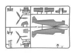 ICM 1/48 Messerschmitt Bf 109F-4 w/German Luftwaffe Personnel (48804)
