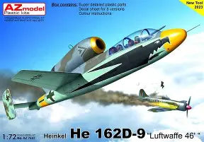 AZmodel 1/72 Heinkel He 162D-9 "Luftwaffe 46" (AZ 7837)