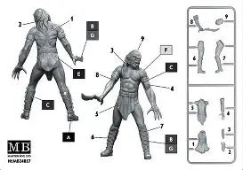 Master Box Ltd 1/24 At The Edge of The Universe. Strange Company's adventures.  Episode III. Future Crew Members.  Beastorian (any of the many beast like races) Champion - "Chuck" AKA Nifrath (MB24057)