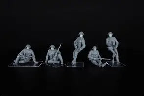 MiniArt 1/35 British Tank Riders NW Europe Resin Heads (35496)