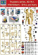 Master Box Ltd 1/24 Truckers Series Erica and Kery (Kit No 1) (MB24041)
