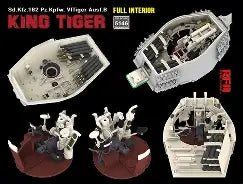 ICM 1/35 Pz.Kpfw. VI Ausf. B King Tiger (late production) with full interior and separate track links (35364)