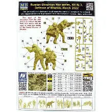 Master Box Ltd 1/24 Russian-Ukrainian War series. Kit No 3. Defence of Kharkiv, March 2022 (MB35225)