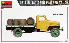 MiniArt 1/35 US 1,5t 4x4 G506 Flatbed Truck (38056)