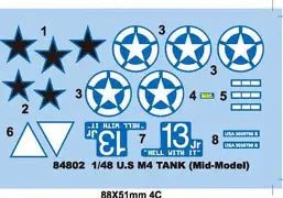 HobbyBoss 1/48 U.S. M4 Tank Mid- Production (84802)