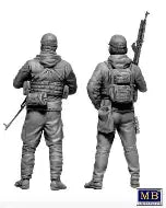 Master Box Ltd 1/35 Russian-Ukrainian War Series Kit No 4 Territorial Defence Forces of Ukraine.  Bucha clean-up from Russian marauders and rapists, April 2022  (MB35226)
