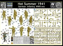Master Box 1/35 Hot Summer 1941, German Infantry, WWII era (MB35249) — New — image 2 of 4