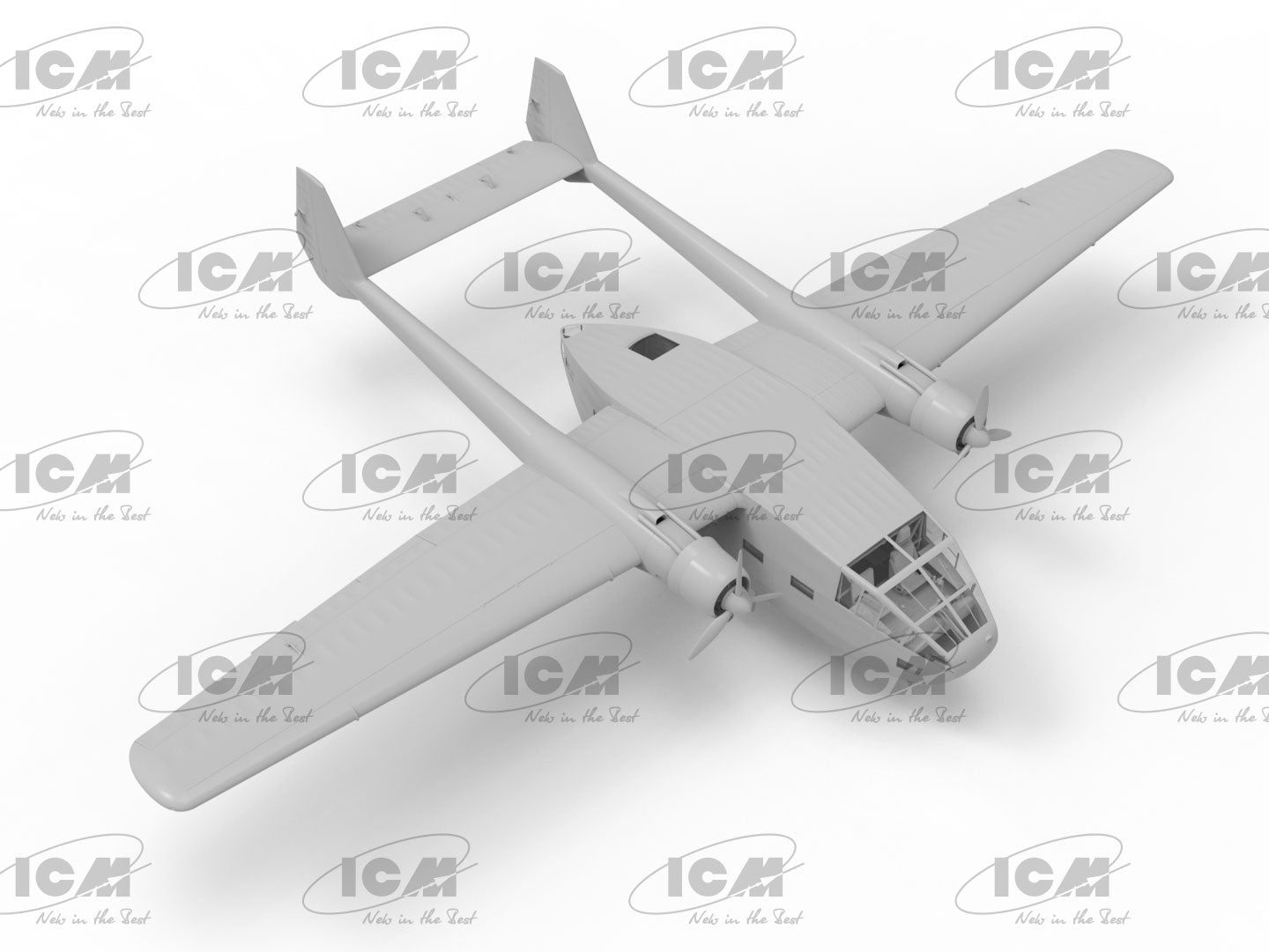 ICM 1/48 Gotha Go 244B-2 WWII German Transport Aircraft (48224)