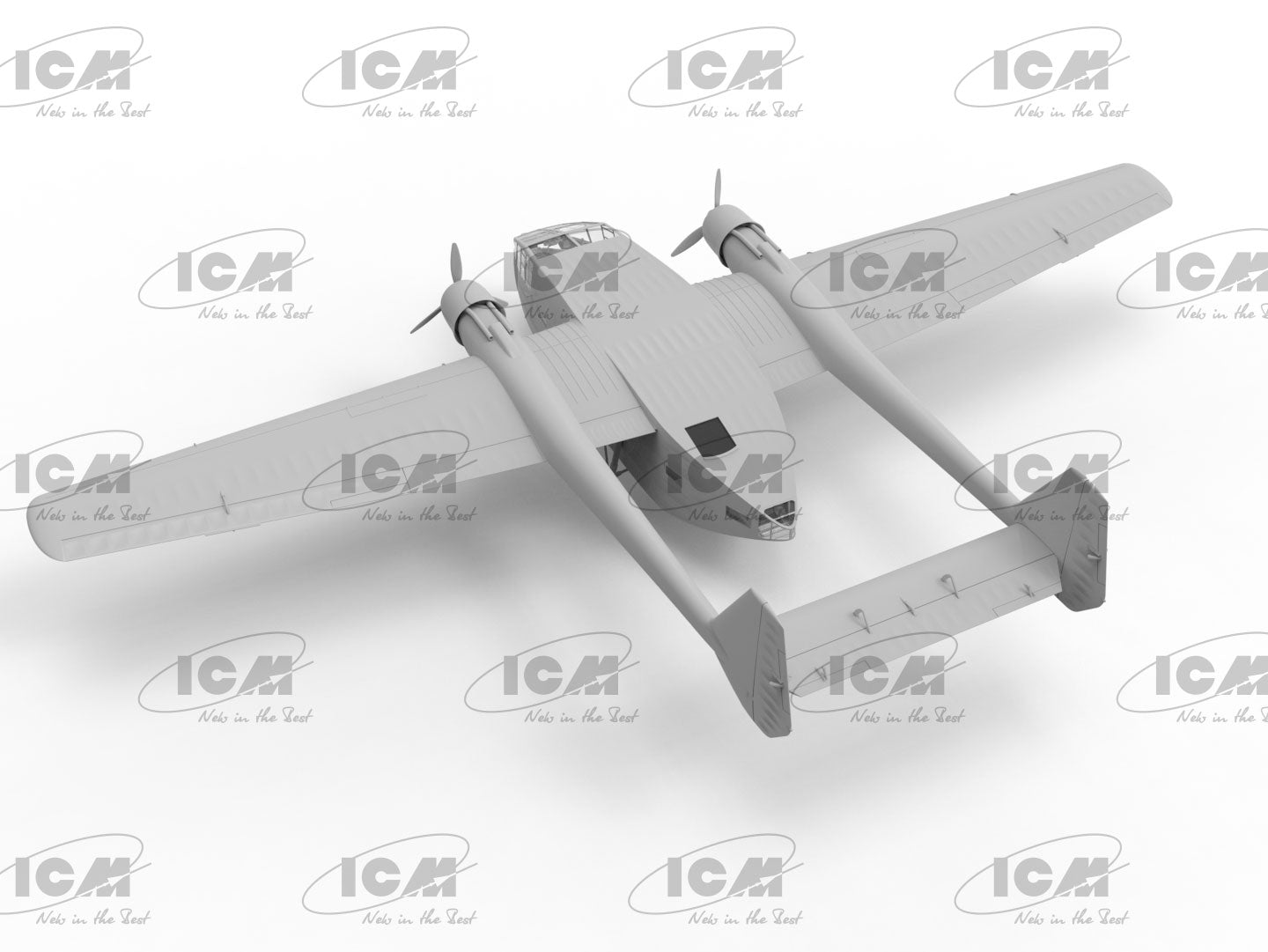 ICM 1/48 Gotha Go 244B-2 WWII German Transport Aircraft (48224)