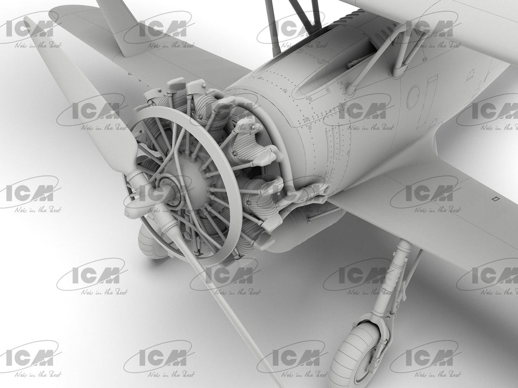 ICM 1/32 Hs 123A-1 (late) WWII German attack aircraft (32015)