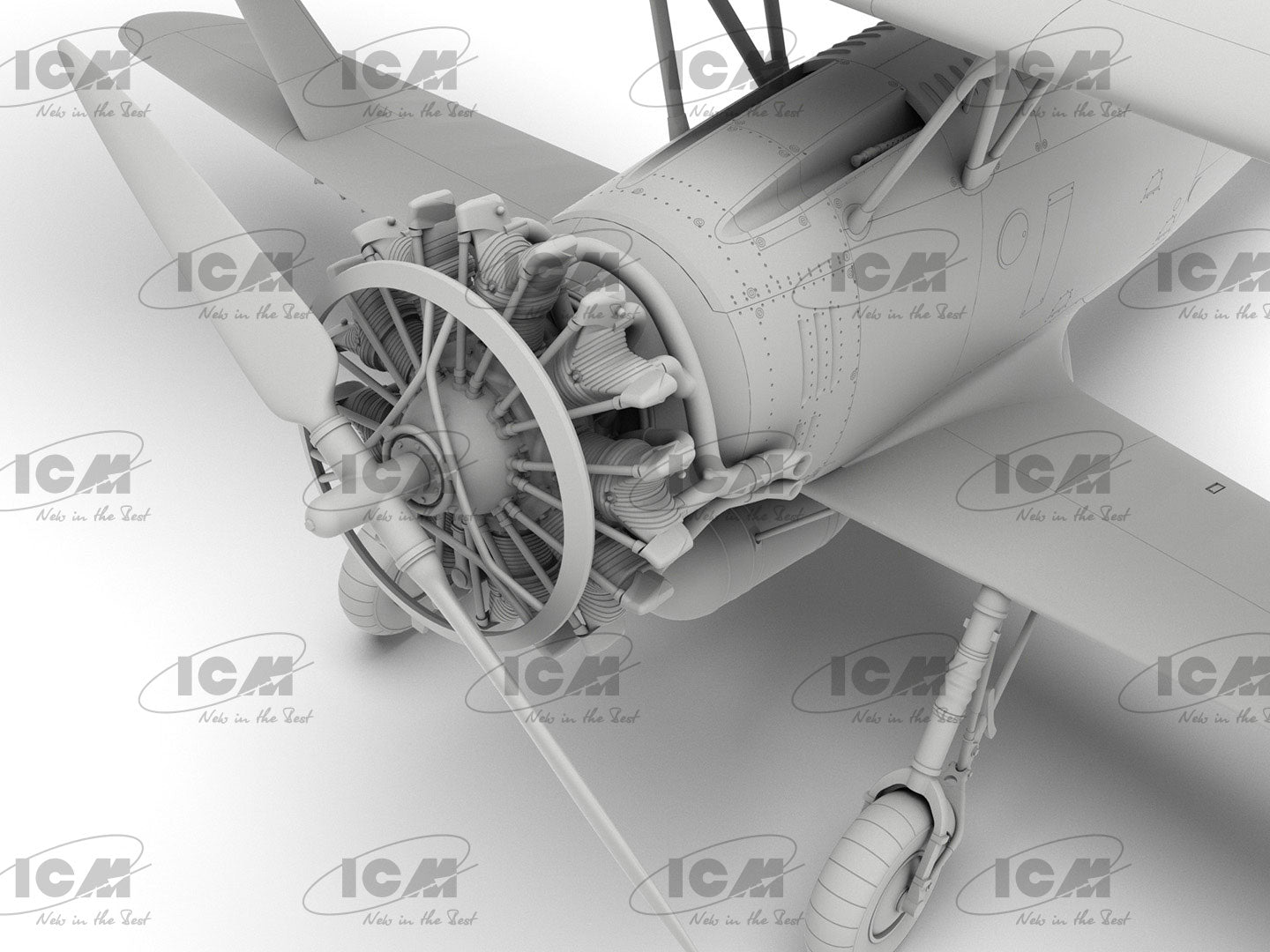 ICM 1/32 Hs 123A-1 (late) WWII German attack aircraft (32015)