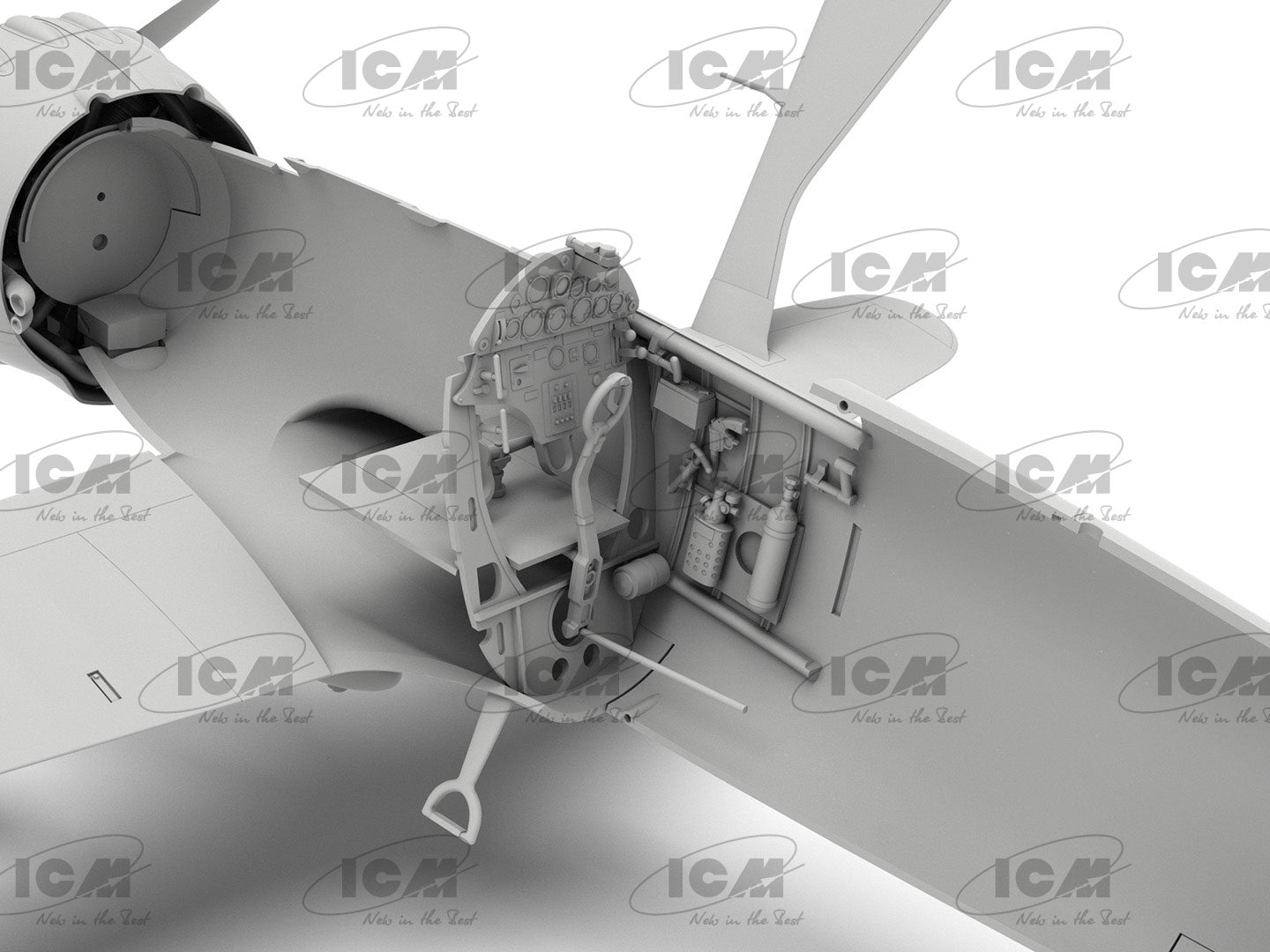 ICM 1/32 Hs 123A-1 (late) WWII German attack aircraft (32015)