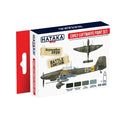 Hataka Red Line Acrylic Paint Set of 4 Early Luftwaffe (HTK-AS02)
