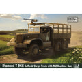 IBG 1/72 Diamond T 968 Cargo Truck Softcab with M2 Machine Gun (72084)