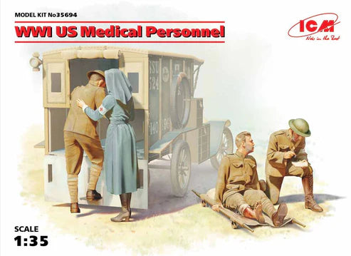 ICM 1/35 WWI US Medical Personnel (35694)