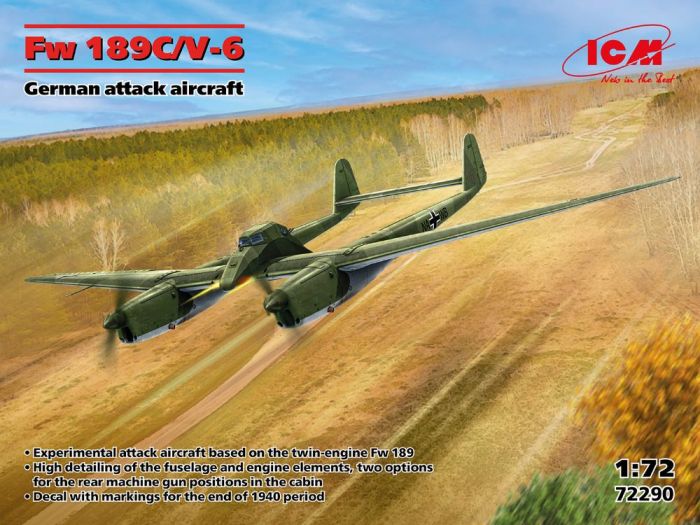 ICM 1/72 Fw 189C/V6 German attack aircraft (72290)