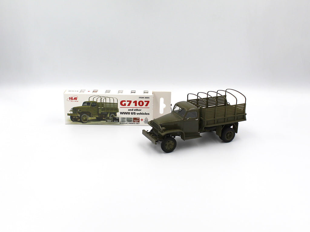 ICM Acrylic Paint Set for US WWII Vehicles (3005)