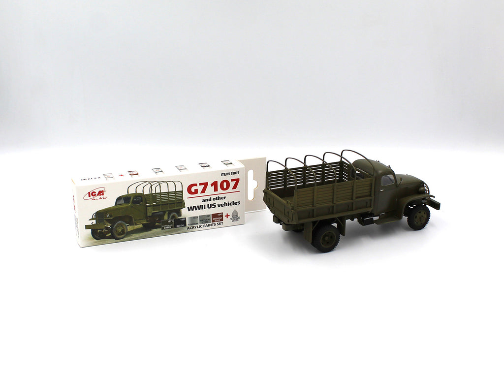 ICM Acrylic Paint Set for US WWII Vehicles (3005)