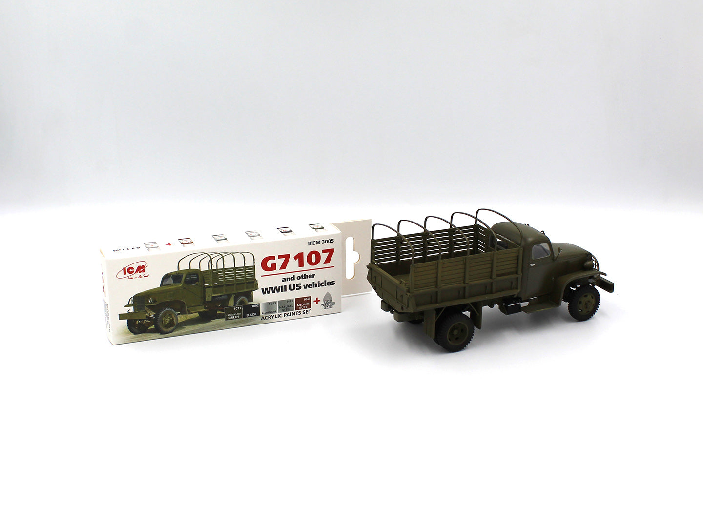 ICM Acrylic Paint Set for US WWII Vehicles (3005)