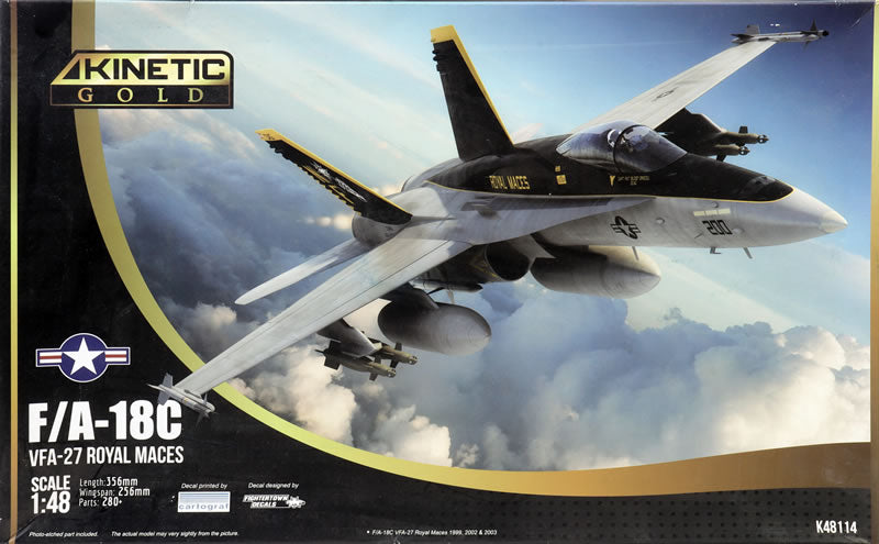 Kinetic 1/48 F/A-18C VFA-27 Royal Maces (K48114)