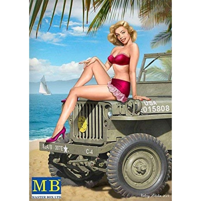 Master Box Ltd 1/24 Samantha (Pin-up series Kit No. 6) (MB24006)