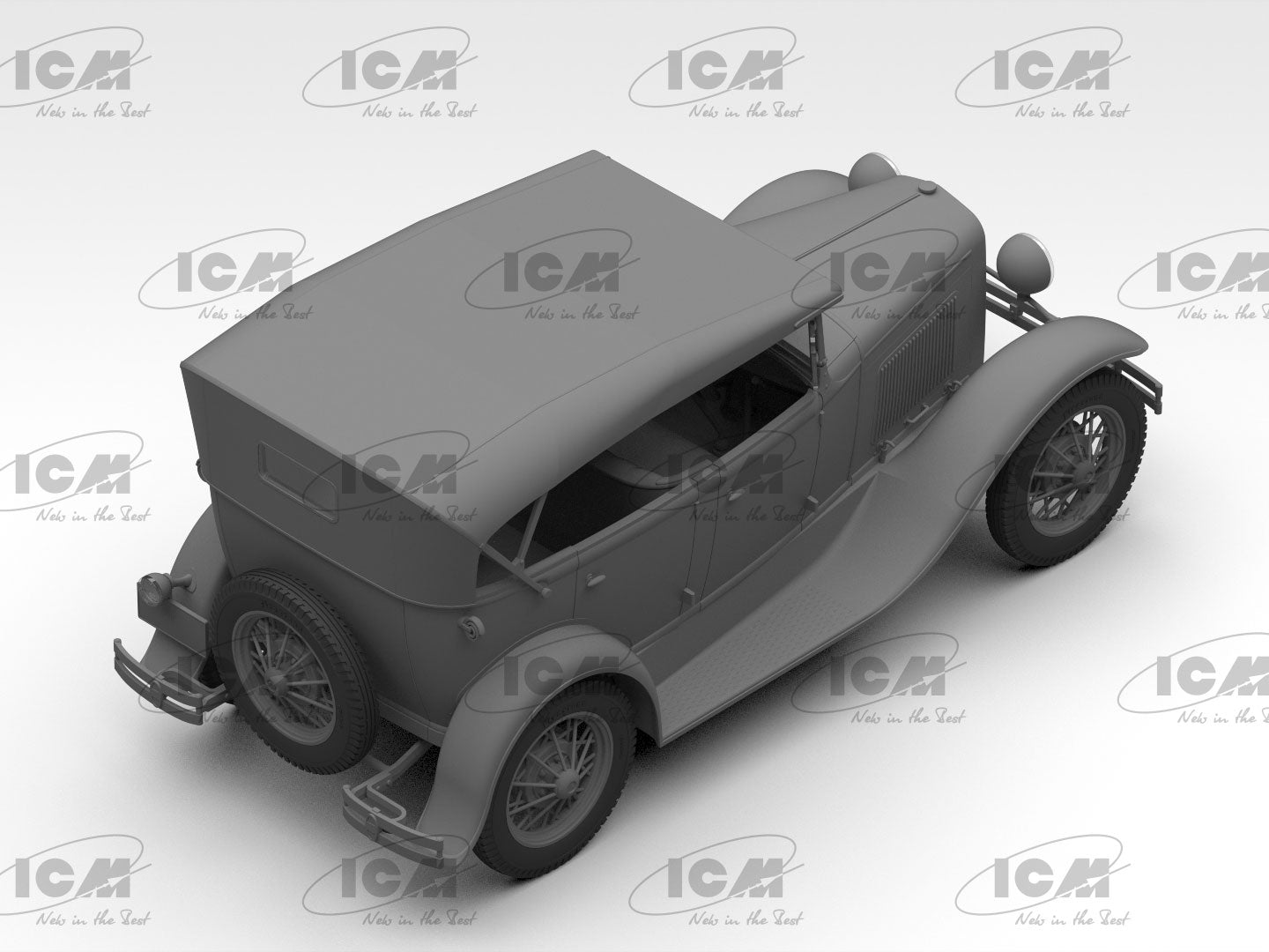 ICM 1/24 Model A Standard Phaeton Soft Top (1930s) American Passenger Car (24050)