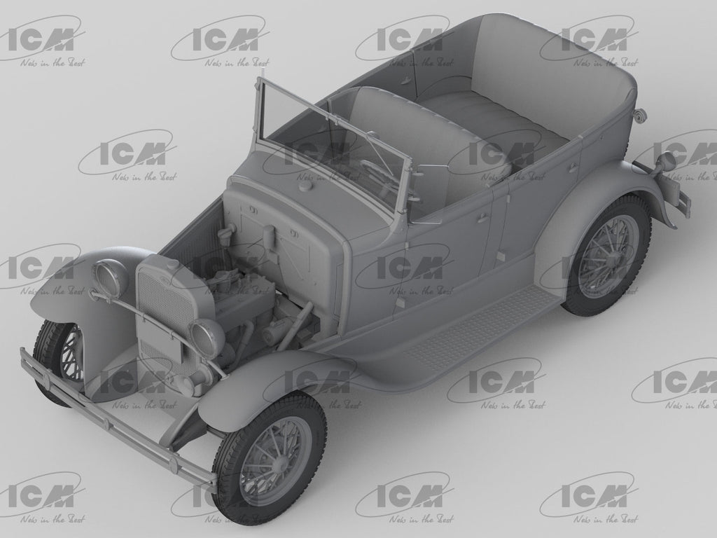 ICM 1/24 Model A Standard Phaeton Soft Top (1930s) American Passenger Car (24050)