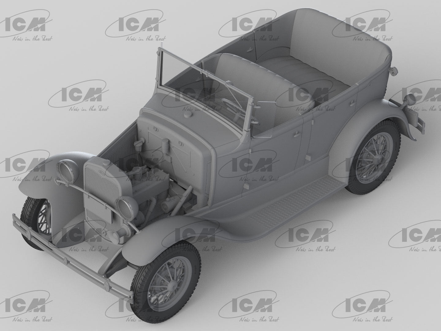 ICM 1/24 Model A Standard Phaeton Soft Top (1930s) American Passenger Car (24050)