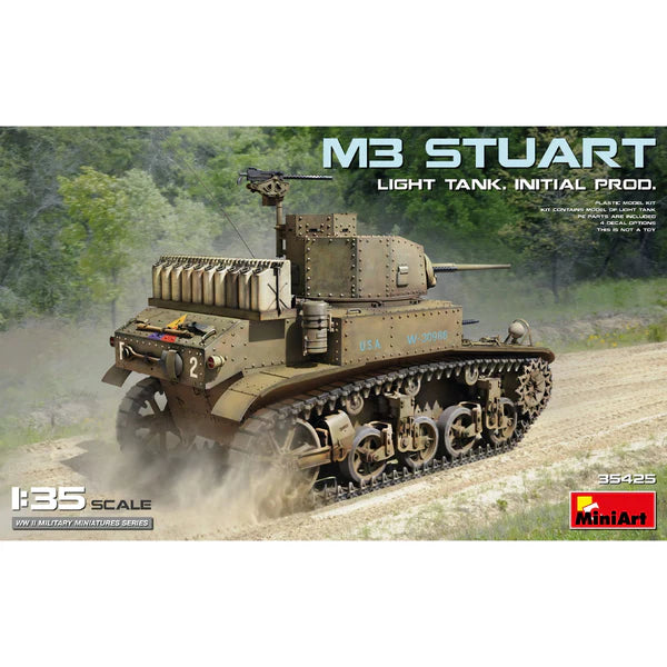 MiniArt 1/35 M3 Stuart Light Tank. Initial Prod. (35425)