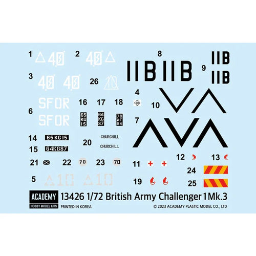 Academy 1/72 Challenger Mk 3 (13426)