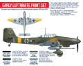 Hataka Red Line Acrylic Paint Set of 4 Early Luftwaffe (HTK-AS02)