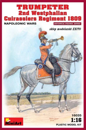 Miniart 1/16 Trumpeter 2nd Westphalian Curassiers Regiment 1809 Napoleonic Wars (16035)