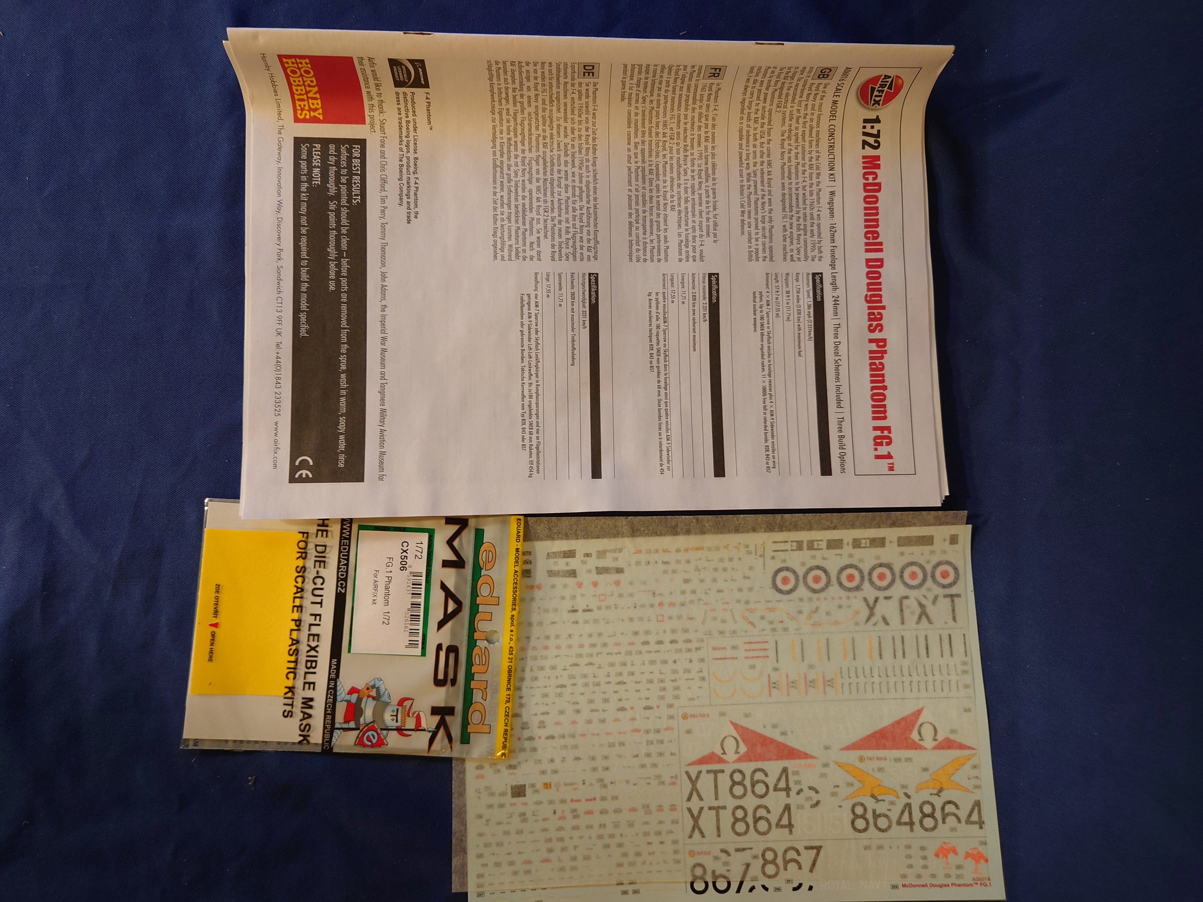 Airfix 1/72 McDonnell Douglas Phantom FG.1 (A06016)