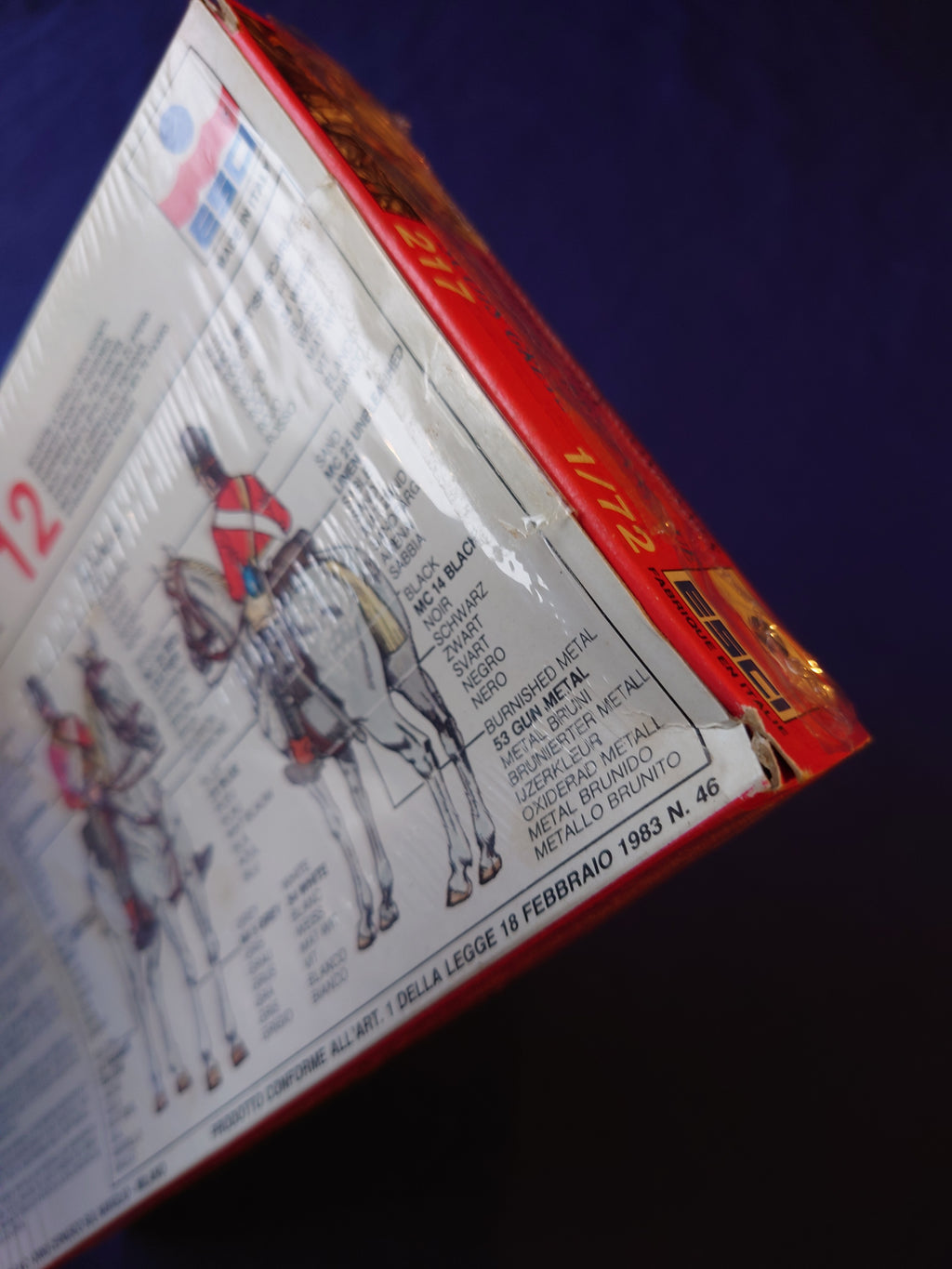 Esci 1/72 Napoleonic Wars Waterloo 1815 "Scots Greys" British Cavalry (217)