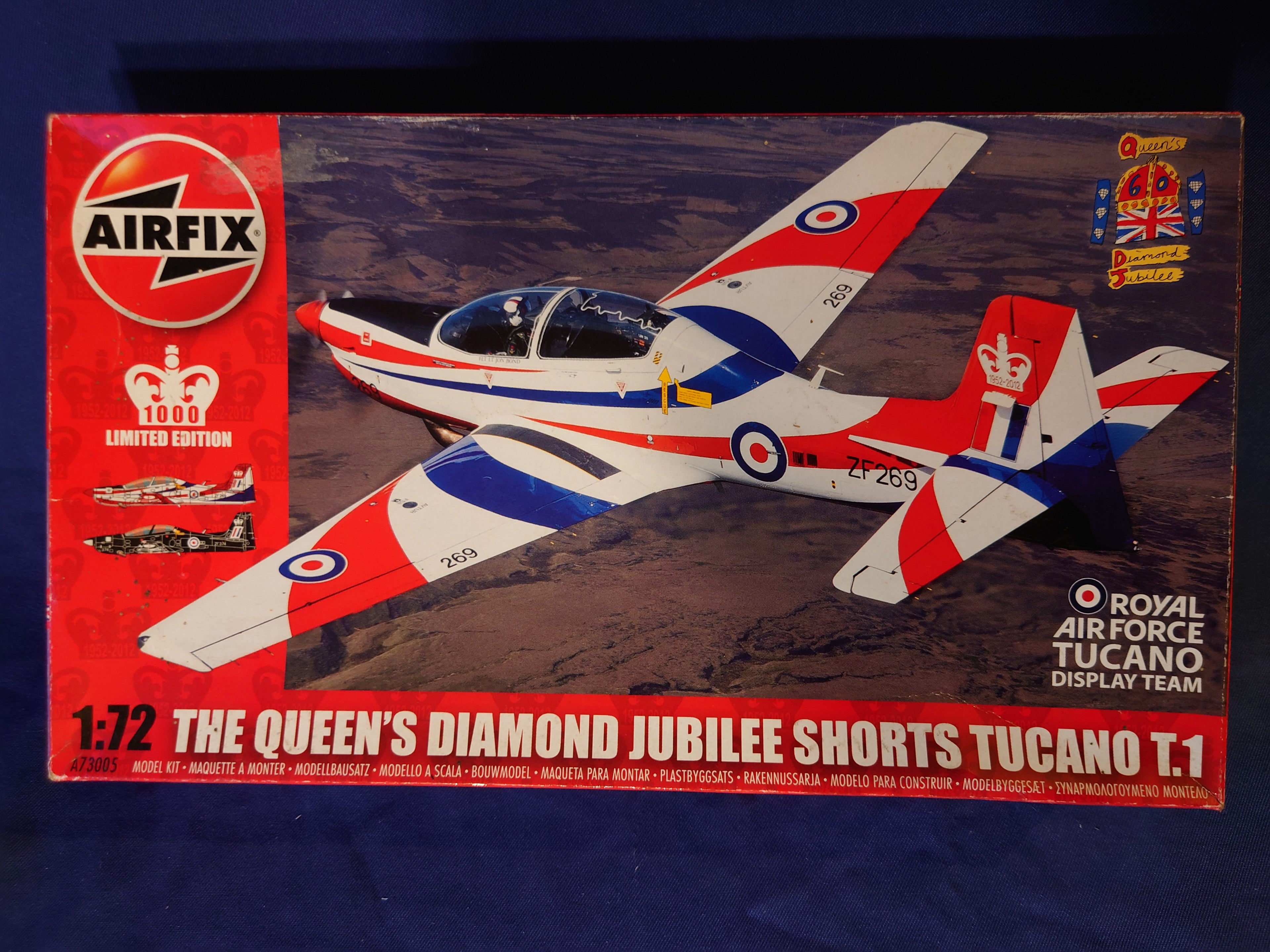 Airfix 1/72 The Queen's Diamond Jubilee Shorts Tucano T.1 Limited Edition 1000 (A73005)