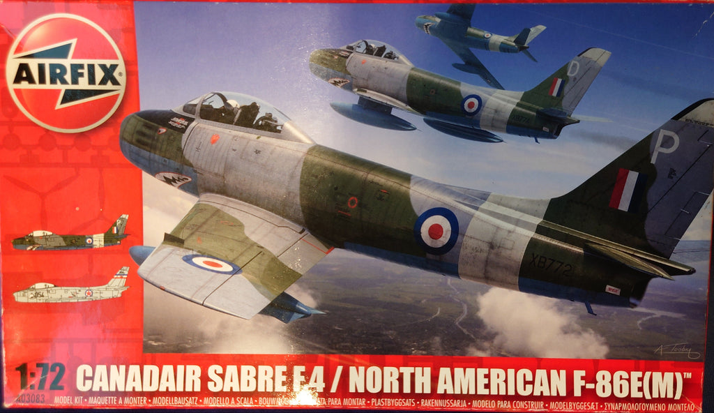 Airfix 1/72 Canadair Sabre F.4 / North American F-86E(M) (A03083)