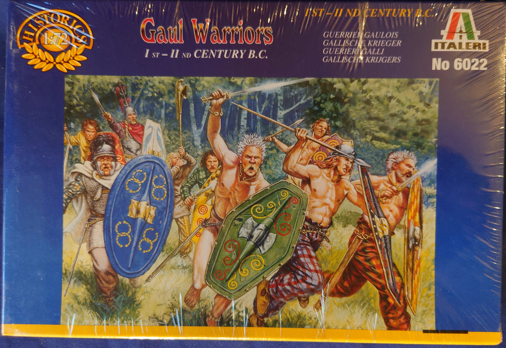 Italeri 1/72 Gaul Warriors II-I centuries BC (6022)