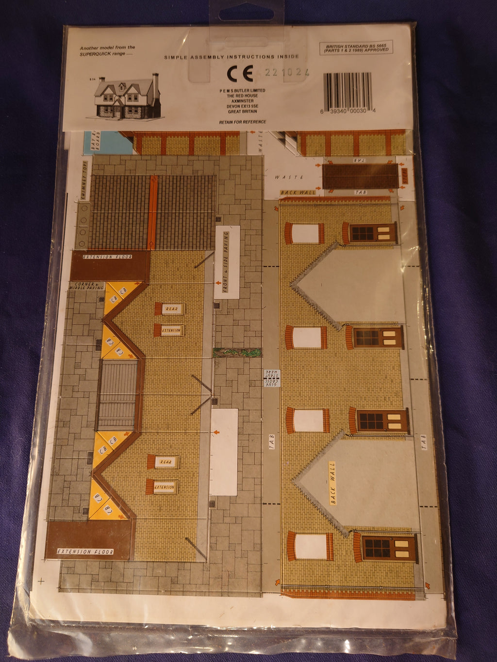 SuperQuick OO HO Series B Four Terraced Houses (30)